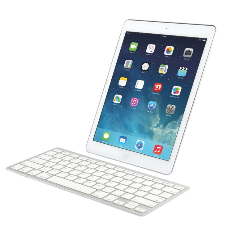 BK3001 Tastiera ultrasottile Bluetooth 3.0 ABS per iPad Air 2 / iPAD Air / iPad 6 / iPad 5 / iPad mini 1 / 2 / 3 / Nuovo iPad (iPad 3) / iPad, iPhone 4 e 4S / 3G, Sony PS3, Smarttelefoni BK3001 Tastiera ultrasottile Bluetooth 3.0 ABS per iPad Air 2 / iPAD Air / iPad 6 / iPad 5 / iPad mini 1 / 2 / 3 / Nuovo iPad (iPad 3) / iPad, iPhone 4 e 4S / 3G, Sony PS3, Smarttelefoni
